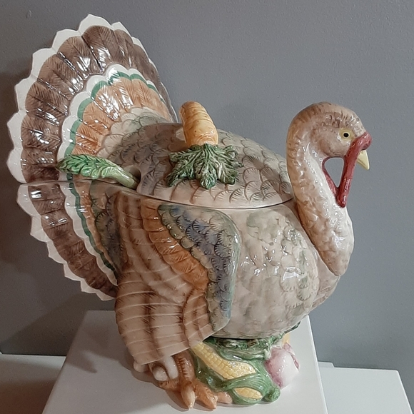 Fitz and Floyd Dining Fitz Floyd Autumn Bounty Turkey Vegetable